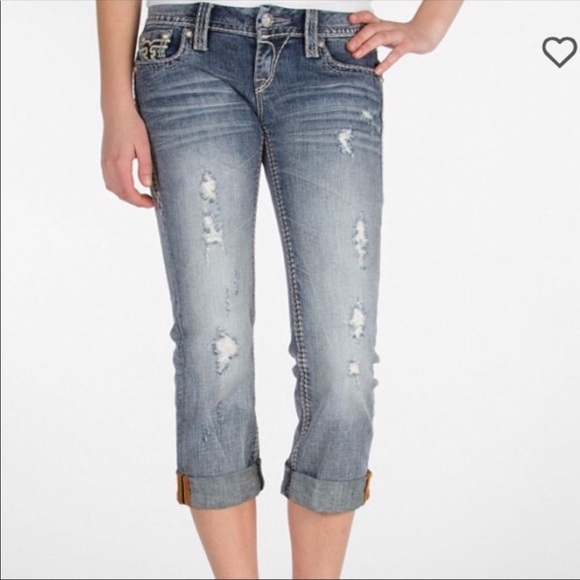 Distressed Ina Capri by Rock Revival - Picture 2 of 5